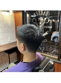 ショートアップバングスタイル