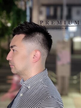 プレミアムバーバー 赤坂店(PREMIUM BARBER produce by HIRO GINZA) ベリーショート×フェード