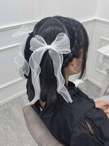 王道可愛い＊あみカチュハーフツイン＊新井