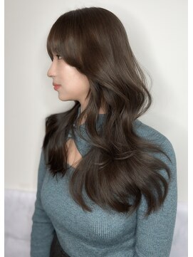 エニー 栄(Any) 大人の色気をプラス♪暗髪韓国ヘア