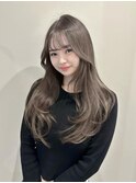 透明感/ハイトーン/韓国風/レイヤー/小顔カット