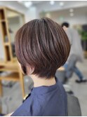 大人ショートボブ