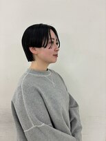 エンドリンク(endlink)&nbsp;センターパート黒髪ウルフ