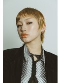 マニッシュショート×ナチュラルハイトーン