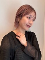 ガーランド (Garland)&nbsp;切りっぱなしボブ/暖色カラー/前髪/原宿神宮前