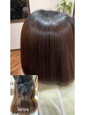 地毛風ストレートBeforeafter