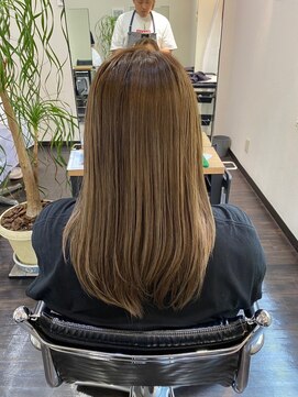 美容室 フォーリア Foglia 【Foglia坪来】インナーカラー×ミルクティーベージュ