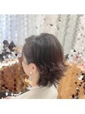 サイド編み込みアレンジ