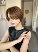 ショート/ボブ/縮毛矯正/前髪カット/ハイライト/前髪カット