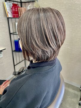 バセット バイ アルター 鎌取店(basset by aL-ter) ショートボブハイライト