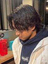 リット バイ フィフス 天文館店(Lit. by fifth)&nbsp;鹿児島センターパート波巻きパーマッシュツイスパメンズパーマ