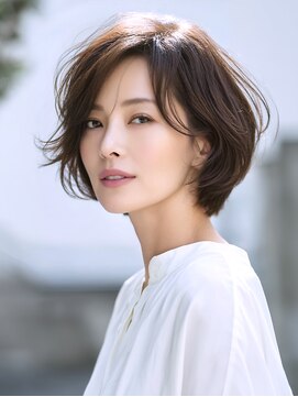 アルトリスト(Altruist Aging×HAIR&SPA) ★ダークアッシュ大人ガーリーボブ着物似合わせカット/髪質改善