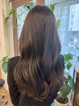 インビテーション(invitation) スーパーロング×カーキベージュ