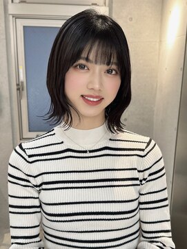 サンド 池袋 2nd(sand) くびれボブ#縮毛矯正#髪質改善#40代50代#白髪ぼかし