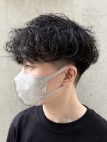 ニコ トウキョウ ロジック(nico TOKYO Logic)&nbsp;センターパートメンズシャドウパーマ