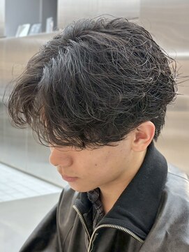 フィフス 原宿(fifth) 原宿緩めシャドウパーマルーズパーマメンズカットセンターパート