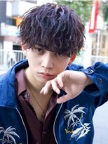 ナチュラル 渋谷(NATURAL)&nbsp;フェザーパーマ／スパイキーショート［メン ズ／渋谷］