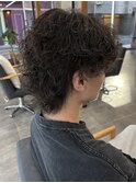 刈り上げセンターパート/波巻きツイストスパイラル/千葉駅
