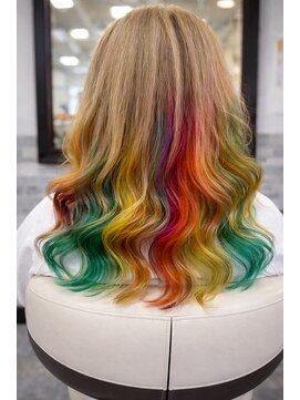 ヘアーララプラス(HAIR lala+) 【HAIR lala+】#ダブルカラー #個性派カラー