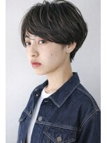 サーカス バイ ビュートリアム 青山(CIRCUS by BEAUTRIUM)&nbsp;小顔　黒髪　パーマショート　暗髪　マッシュショート　前髪あり