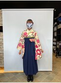 卒業式着付け