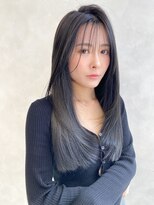 トゥルーズ(TLUUS) 【TLUUSミルクティーブロンドワンホンレイヤーダークブルー】
