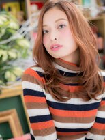 カバーヘア イヴ 戸頭店(COVER HAIR EVE)&nbsp;*+EVE戸頭+*…センターパートｘくせ毛風ウェーブセミディa