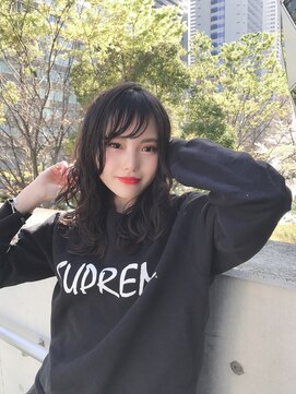 ユーフォリア 新宿通り(Euphoria) 【Euphoria】カジュアルストリート☆透明感暗髪カラー☆