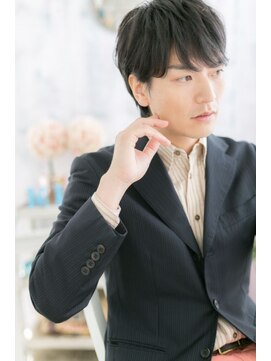 ミック ヘアアンドメイク アップ 駒込店(miq Hair&Make up) スーツも似合う！爽やかスマートマッシュヘア