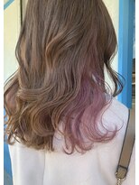 アンジェリカ 布施店(ANGELICA)&nbsp;【ANGELICA祖田】淡色女子に♪インナーカラー×淡めピンク