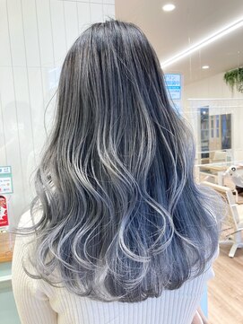 モリオフロムロンドン 大宮店(morio from London) 【morio坪井】ケアブリーチ ×エアタッチ×シルバー