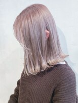 アイティーバイアルバム 松戸店(IT by ALBUM)&nbsp;ミルクティーカラー_カーキグレージュマッシュショート_ba317841