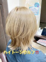 ビューティークラブジェイ アルパーク前店(Beauty club.J) ハイトーンウルフ!!