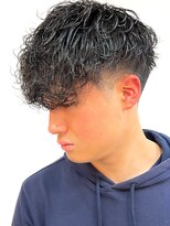 銀座マツナガ 浅草店&nbsp;波巻きパーマツイストスパイラルパーマツーブロックアップバング