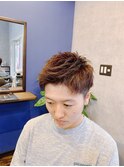 メンズカット/ツーブロック/アップバング/刈り上げショート