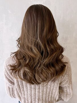 アルバム 渋谷パルコ(ALBUM) グレージュハイライト_チェリーブラウンフェミニン_ba370363