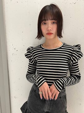 ガリカ(Gallica kinshicho) 【竹之内蔵人】切りっぱなしボブ/大人外ハネボブ/ぱっつん前髪