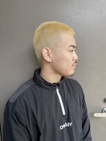 メリケンバーバーショップ トーキョー(MERICAN BARBERSHOP TYO)&nbsp;YS STILE.束感ショート.波巻き.ハイライト.マッシュパーマ39