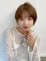大人可愛い20代30代40代小顔すっきりショートショコラブラウン★