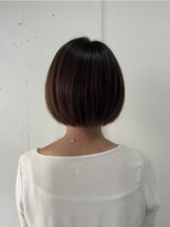 リッチアンドアンジー(RICCI&ANGIE)&nbsp;丸みショートボブ　グレーベージュ　30代　40代　50代