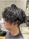 刈り上げマッシュ×波巻きパーマ【EIGHT上野 宮脇】