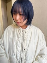 グリット(Grit)&nbsp;顔まわりウルフ×ブルーブラック