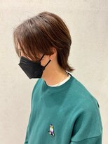 シックノアール(CHIC NOIR)&nbsp;メンズセンターパート×マッシュウルフ