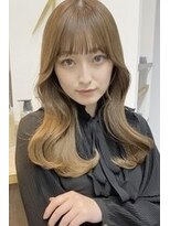 ビュー フクオカ(VIEW FUKUOKA)&nbsp;ミセス大人女子レイヤーカット前髪デザインカラーウェットヘア