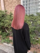 ウニレ バイ センス(unire by sense)&nbsp;【ブリーチ】1.５回ブリーチで作るピンクベージュカラー