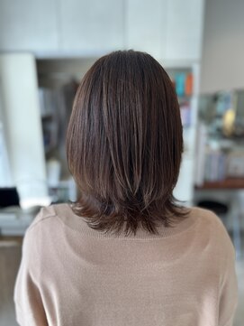 ジョイ ギャラリー(JOY) 大人可愛い小顔ボブウルフ20代30代40代50代外ハネくびれボブ