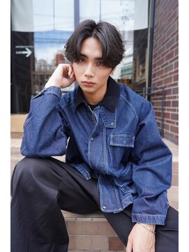 ニコ トウキョウ 渋谷(nico TOKYO) センターパート/センターパート/メンズパーマ