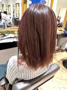 コワファースト させぼ五番街店(COIFF1RST) ピンクと、インナーベージュピンク