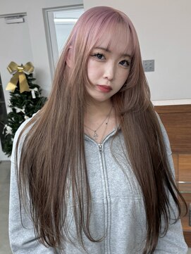 リヴ ウメダ(LIV umeda) ピンク/ルーツカラー/ケアブリーチ/トリプルカラー【梅田】