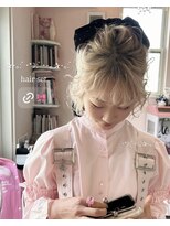 ベティ(Bettie)&nbsp;ヘアアレンジ　ヘアセット　お呼ばれヘア　ガーリー